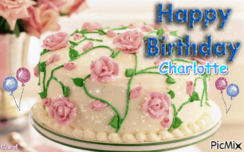 Happy Birthday Cake - GIF animé gratuit