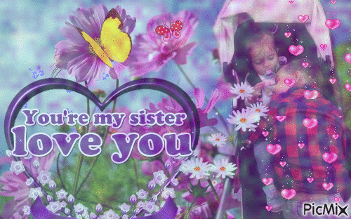 You're my sister - Besplatni animirani GIF