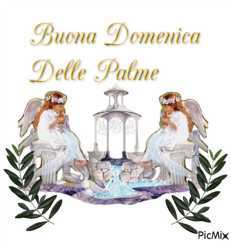 Domenica delle palme - Бесплатный анимированный гифка