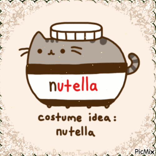 Costume idea:NUTELLA - 免费动画 GIF