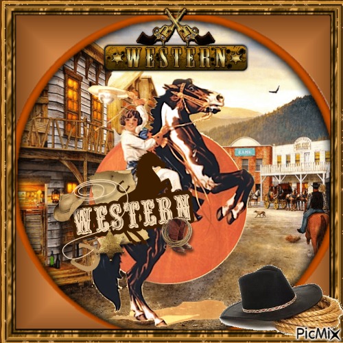 femme western - gratis png