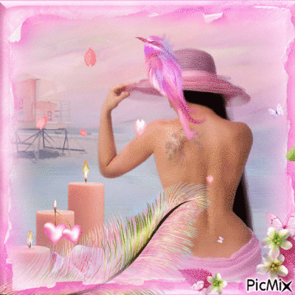 pink sea - GIF animé gratuit