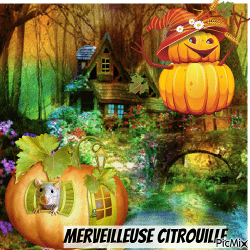Défi merveilleuse citrouille - Бесплатный анимированный гифка