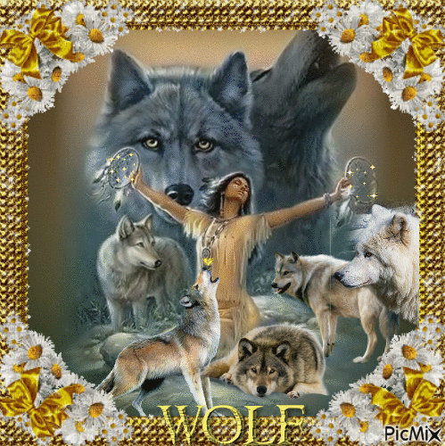 Wolf Woman - GIF animado gratis