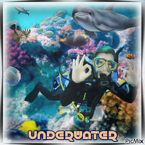 underwater - Gratis animerad GIF