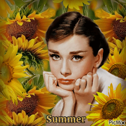 sunflowers - GIF animé gratuit