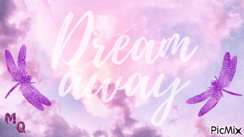 dream away - GIF animado grátis