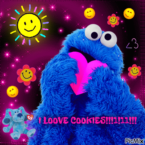 cookie monster - 免费动画 GIF