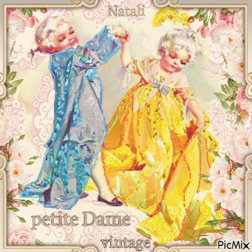 Petite dame - Vintage - Δωρεάν κινούμενο GIF