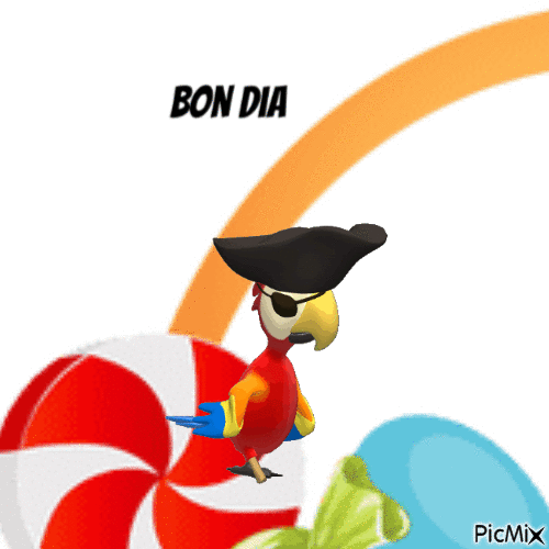 Bon dia - Bezmaksas animēts GIF