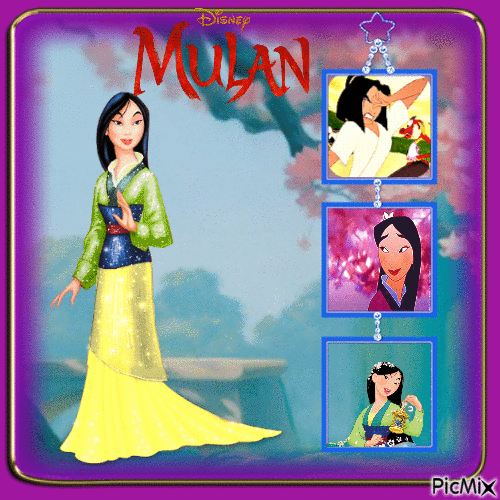 Mulan - Zdarma animovaný GIF