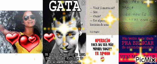MINHA GATA PARA SEMPRE - Безплатен анимиран GIF