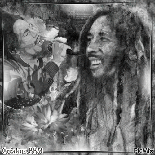 Bob Marley par BBM - Gratis animerad GIF