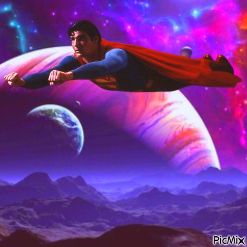 Superman in space