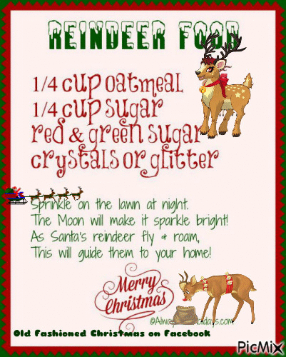 Reindeer Food - Δωρεάν κινούμενο GIF