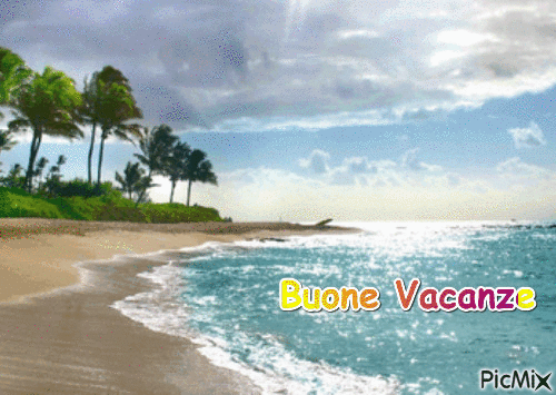 Buone Vacanze - Безплатен анимиран GIF