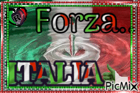 W l'Italia - GIF animado gratis