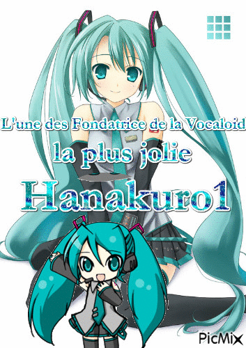 Vocaloid Hankuro1 - GIF animasi gratis