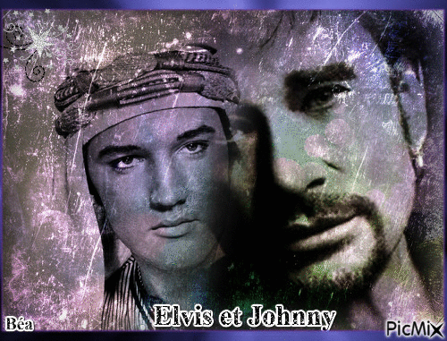 Elvis et Johnny - Ilmainen animoitu GIF