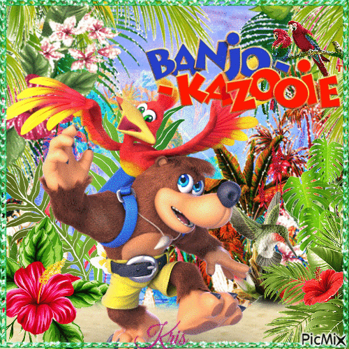 Banjo Kazooie - GIF animé gratuit