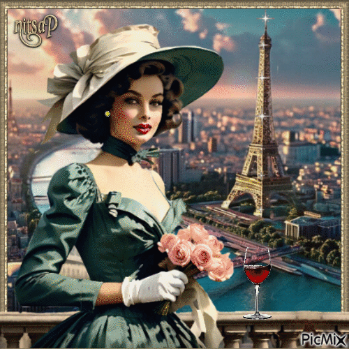 Parisian elegance - GIF animasi gratis