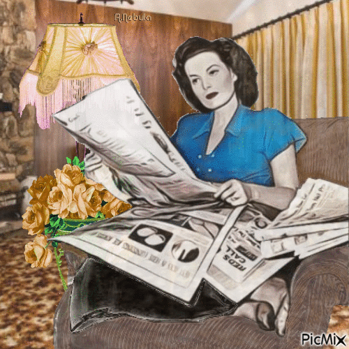 News - Vintage - contest - Безплатен анимиран GIF