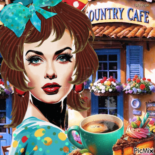 Come for coffee-contest - GIF animado grátis