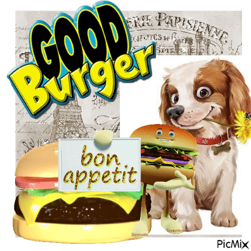 I love me a burger1!!! - Free animated GIF
