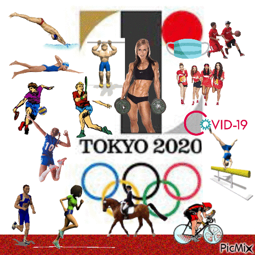 Olimpiadi TOKYO 2020 - GIF animé gratuit