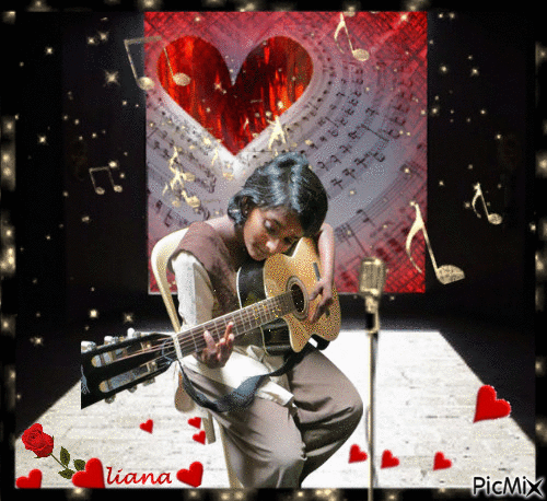...while my guitar gently Weeps.... - GIF animate gratis