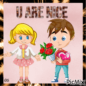 U Are Nice - 免费动画 GIF