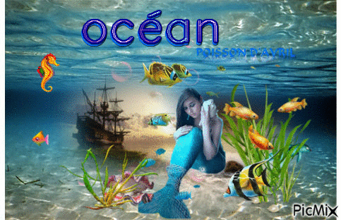 océan magique - Ilmainen animoitu GIF