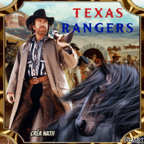 Texas Rangers - Animovaný GIF zadarmo