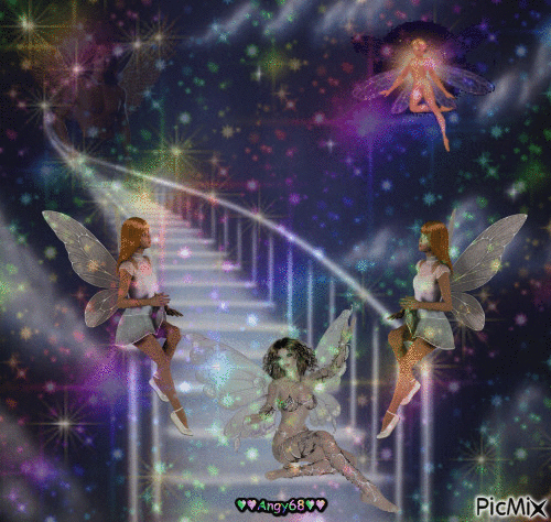 angeli e fate - Бесплатный анимированный гифка