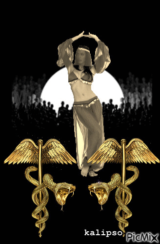 Egyptian dancer.. - Безплатен анимиран GIF