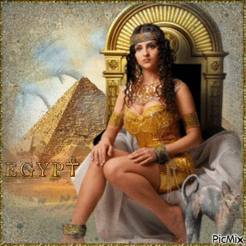 Egyptian Queen - Бесплатни анимирани ГИФ