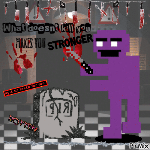 purple guy !! - Bezmaksas animēts GIF