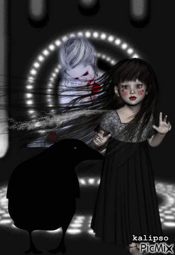 Gothic girl... - 無料のアニメーション GIF