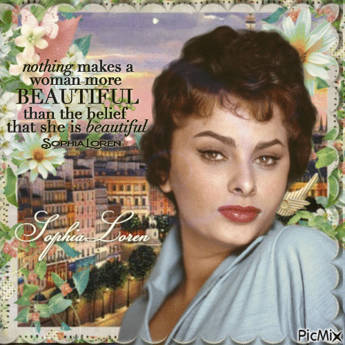 Actrice Italienne vintage - Bezmaksas animēts GIF