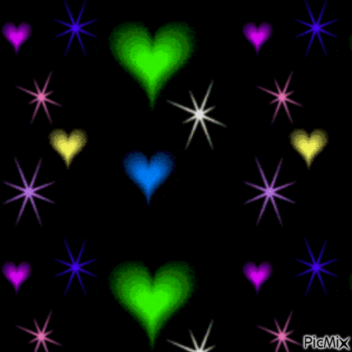 Les cœurs - Bezmaksas animēts GIF