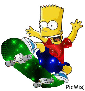 Bart boom - Free animated GIF