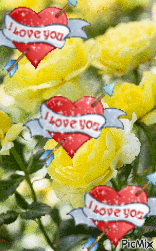 Love you - Ingyenes animált GIF