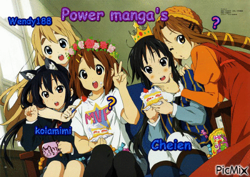 La Power manga's - Animovaný GIF zadarmo