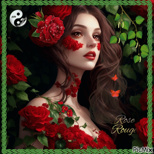 ✦  Rose rouge - Free animated GIF