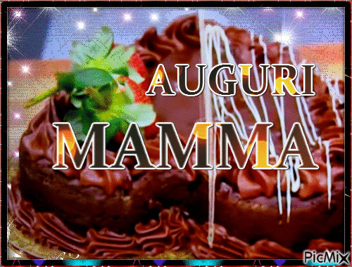 AUGURI MAMMA - GIF animé gratuit