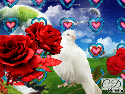 le pigeon - GIF animate gratis