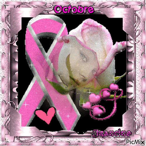 Octobre  Cancer du seins ♥♥♥ - Darmowy animowany GIF