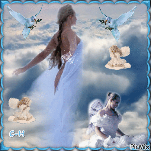 princesse du paradis des anges - Безплатен анимиран GIF