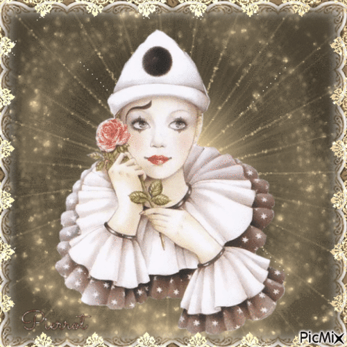 Pierrot - Animovaný GIF zadarmo