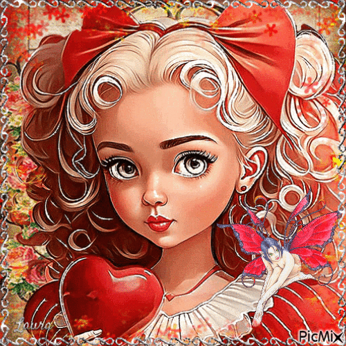 Red doll Laurachan - GIF animé gratuit